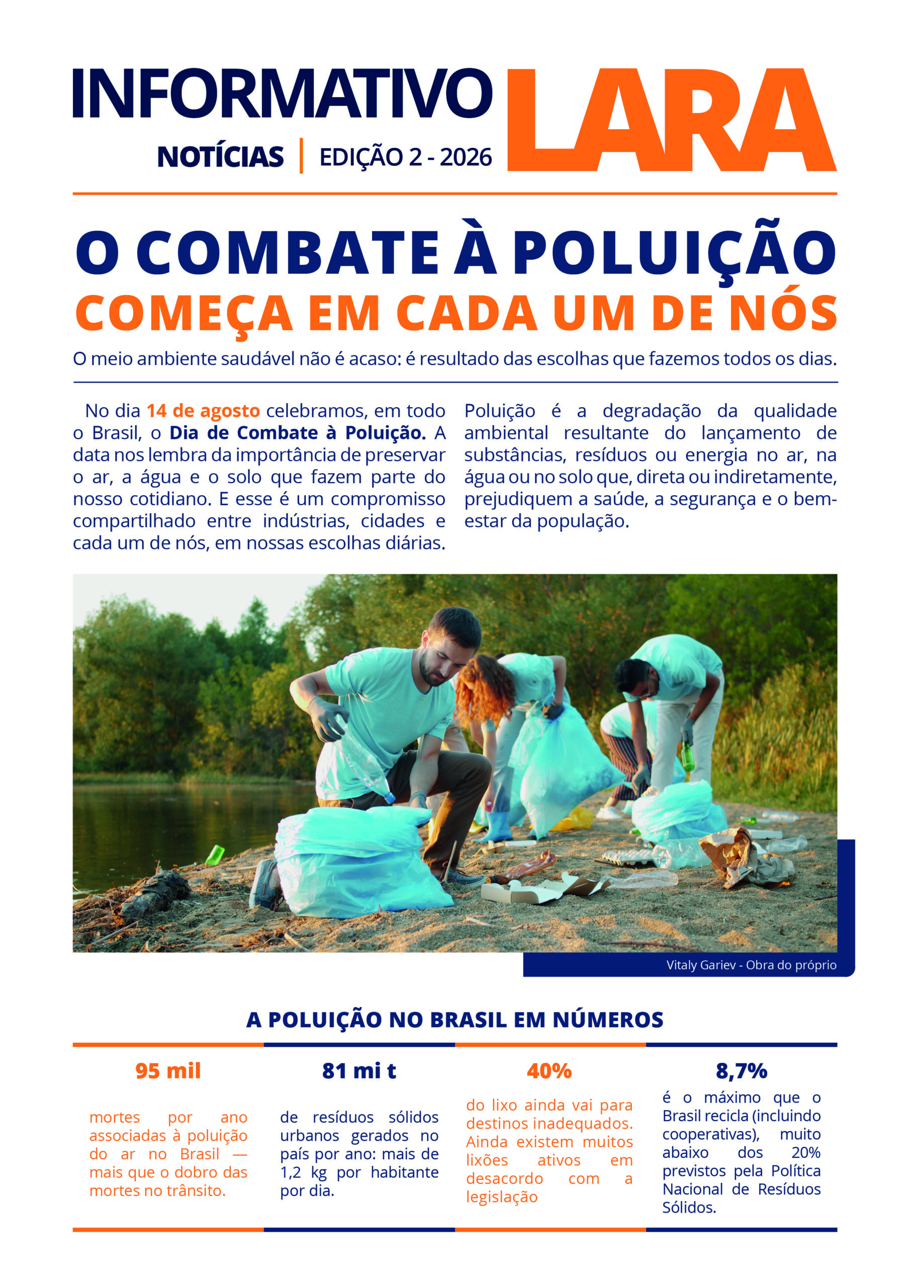 O combate à poluição: Começa em cada um de nós 1
